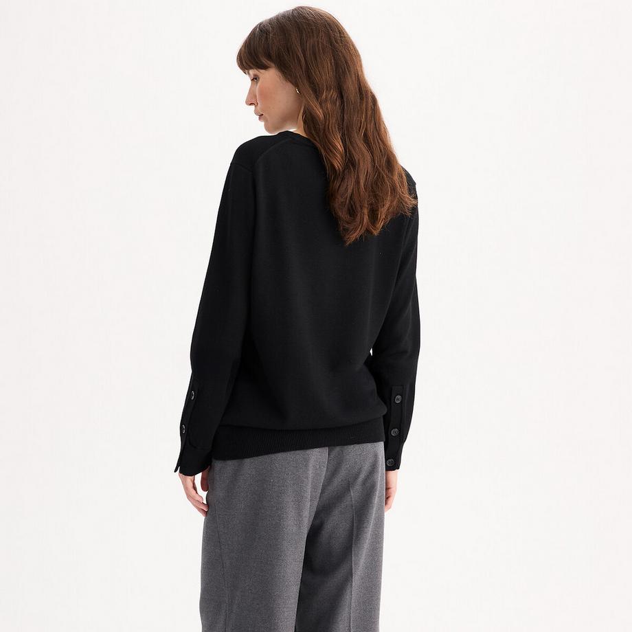La Redoute Collections Feinstrick Pullover Rundhalsausschnitt  