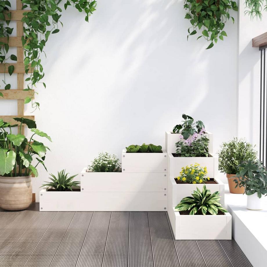 VidaXL fioriera da giardino Legno di pino  