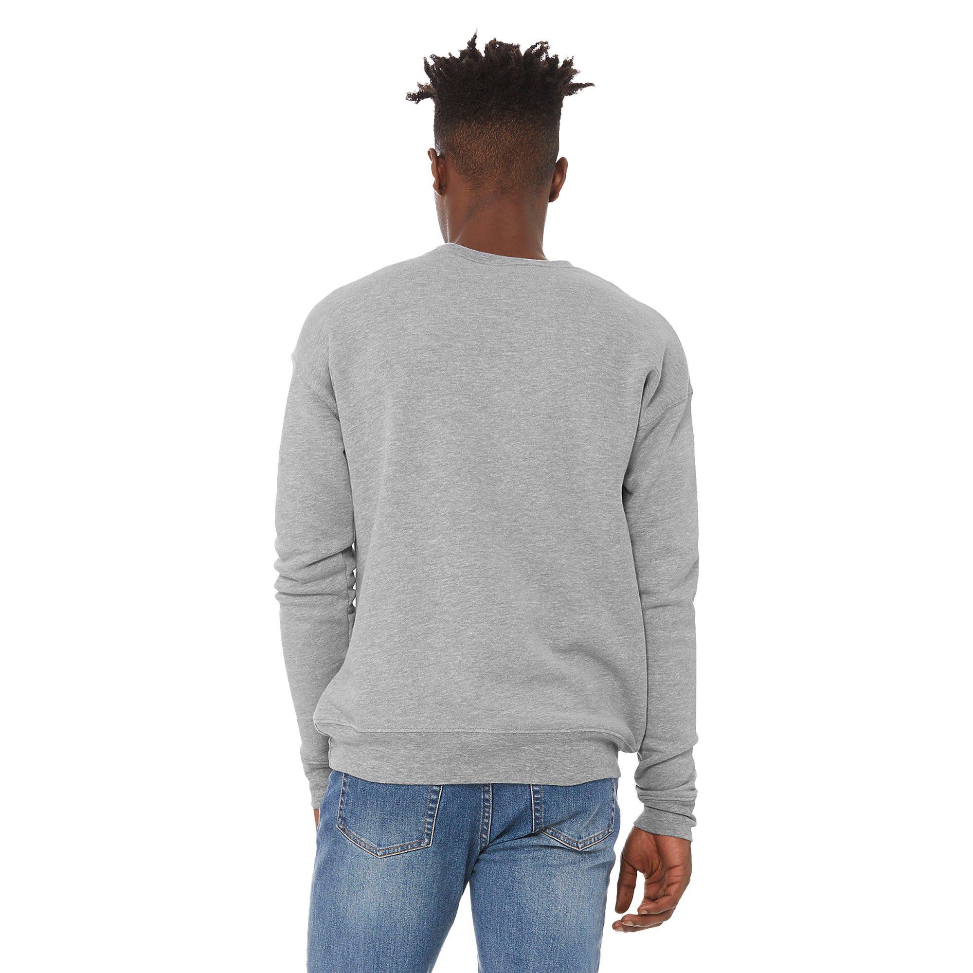 Bella + Canvas  Classic Sweatshirt, Überschnittene Schulter 