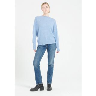 Studio Cashmere8  MIA 17 Pull col rond finitions ciselées - 100% cachemire 