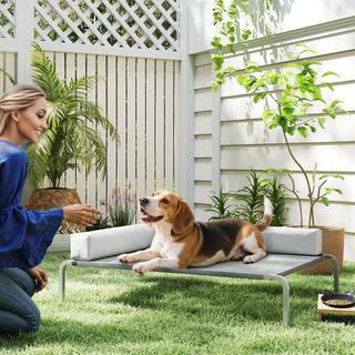 PawHut  Lit surélevé pour chien 