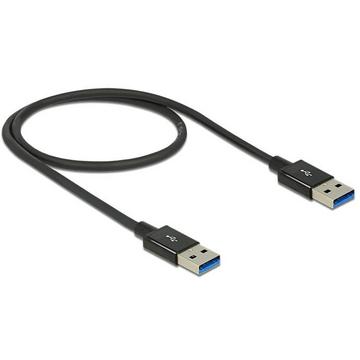 0.5m USB 3.1 Gen 2 type-A USB Kabel 0,5 m USB 3.2 Gen 2 (3.1 Gen 2) USB A Schwarz