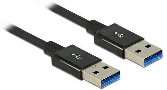 DeLock  0.5m USB 3.1 Gen 2 type-A USB Kabel 0,5 m USB 3.2 Gen 2 (3.1 Gen 2) USB A Schwarz 