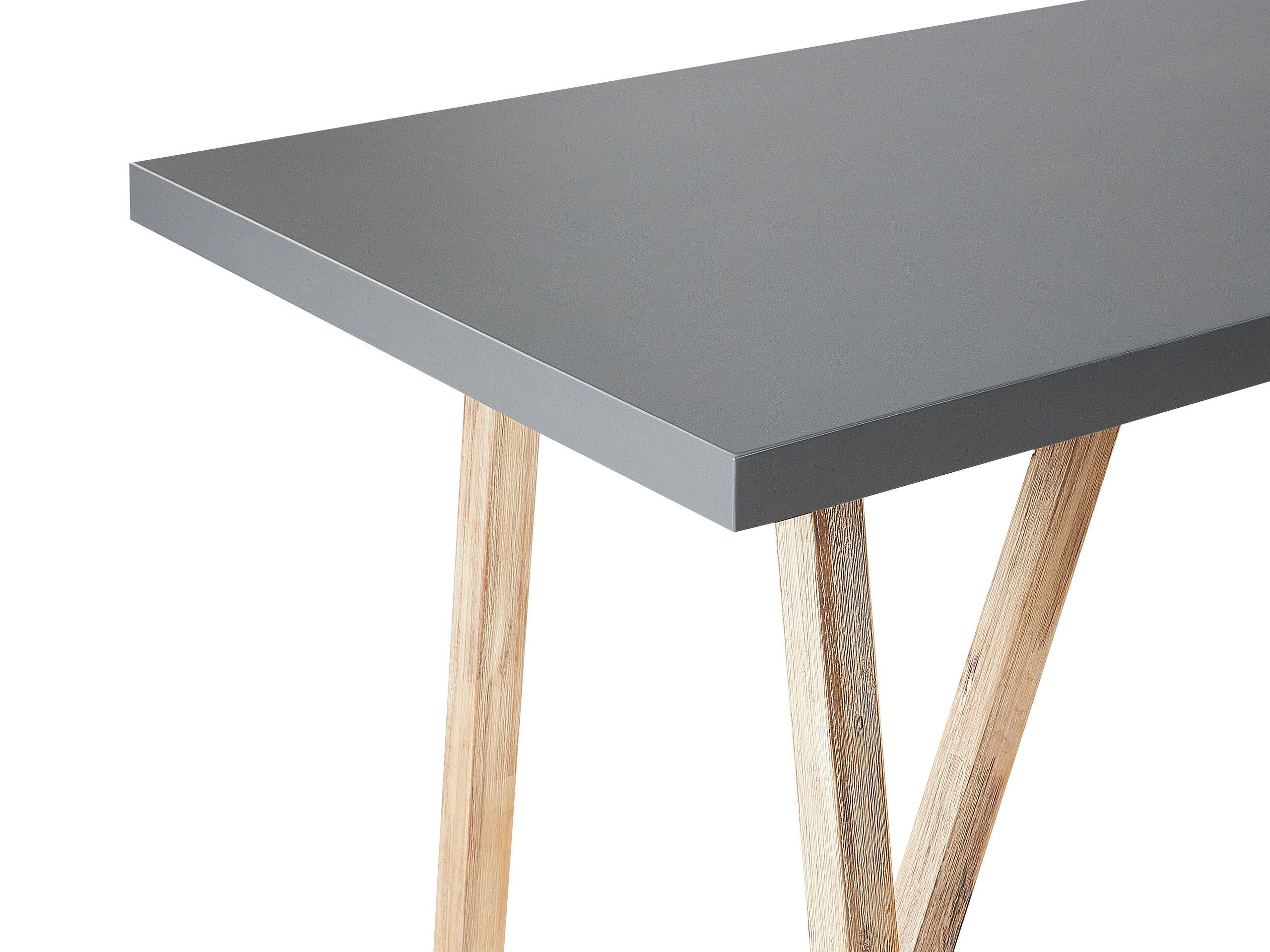 Beliani Table de jardin en Fibre-ciment Industriel TALAMONE  