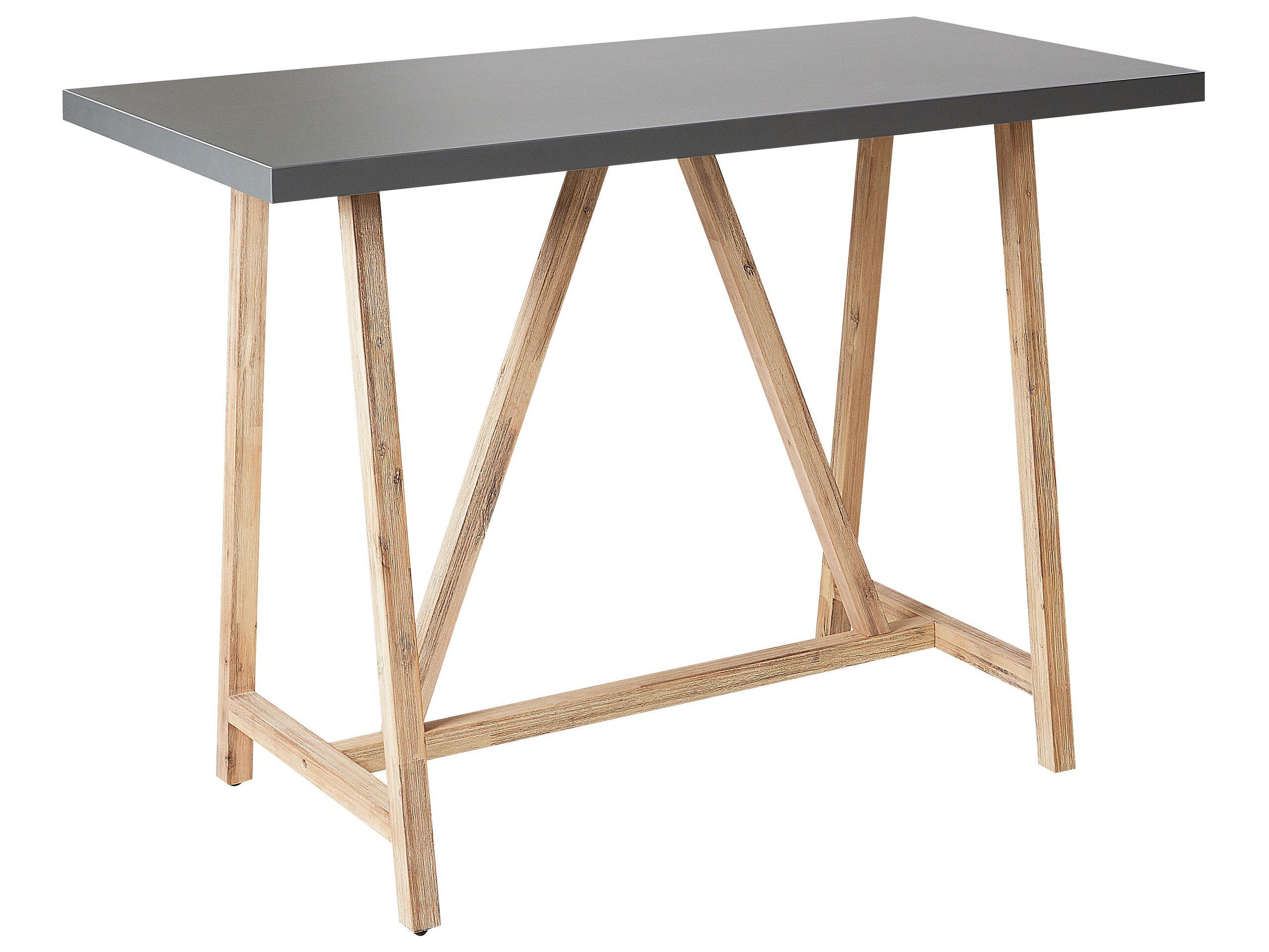 Beliani Table de jardin en Fibre-ciment Industriel TALAMONE  