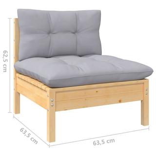 VidaXL Mittelsofa kiefernholz  