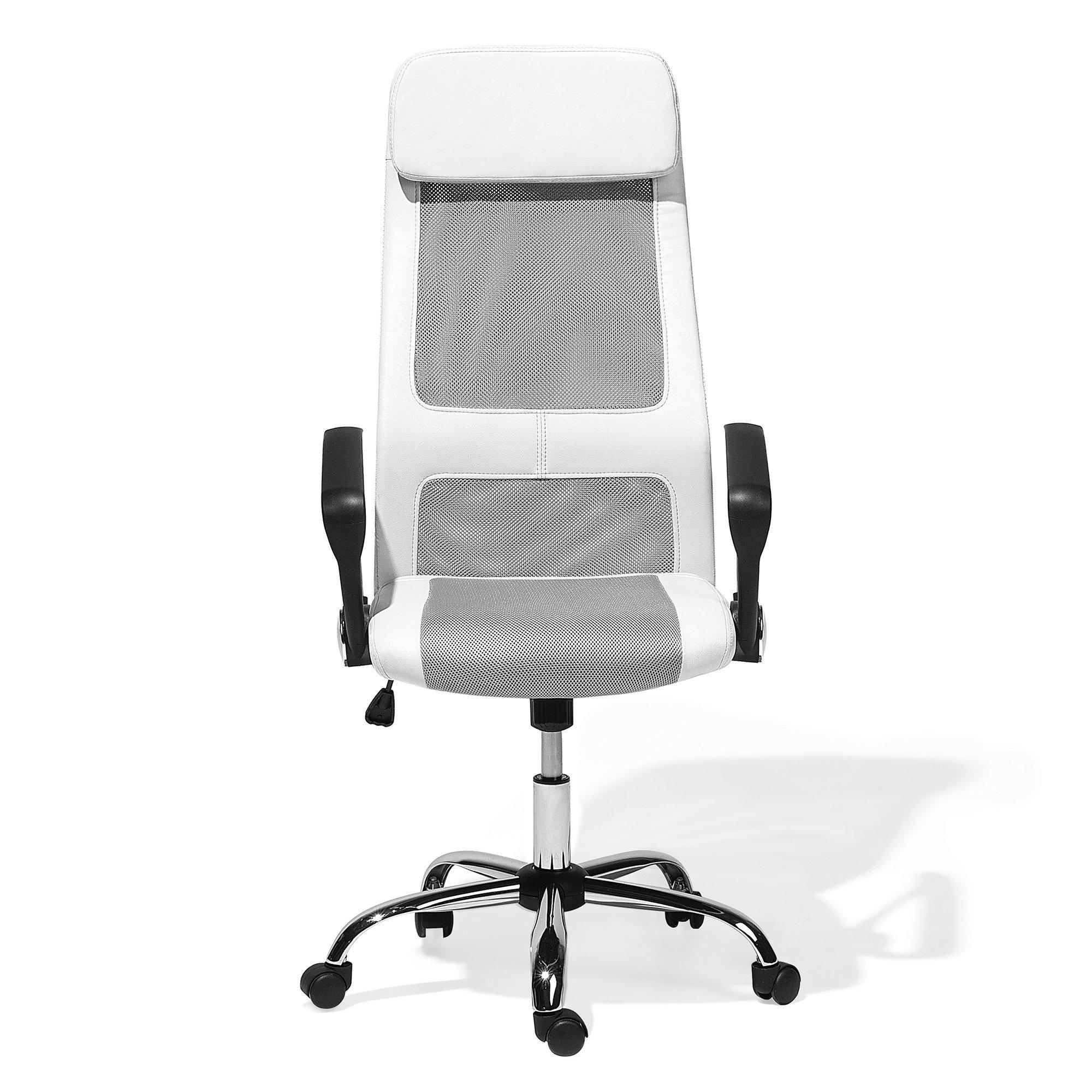 Beliani Chaise de bureau en Cuir PU Moderne PIONEER  