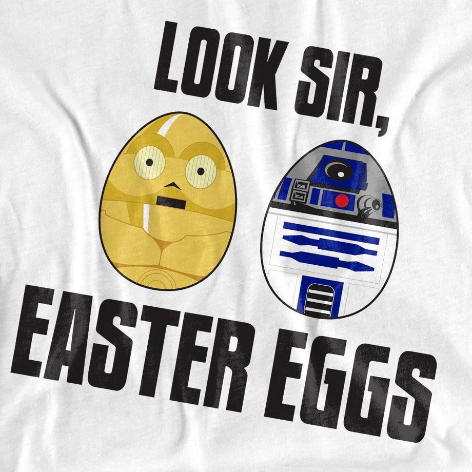 STAR WARS Look Sir Easter Eggs Langarm T-Shirt  