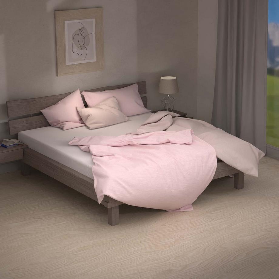 Lotus Bettwaren Housse de Coussin Jersey Uni Mélange  