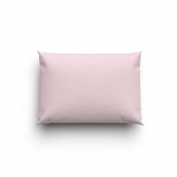 Lotus Housse de coussin Jersey uni mélange