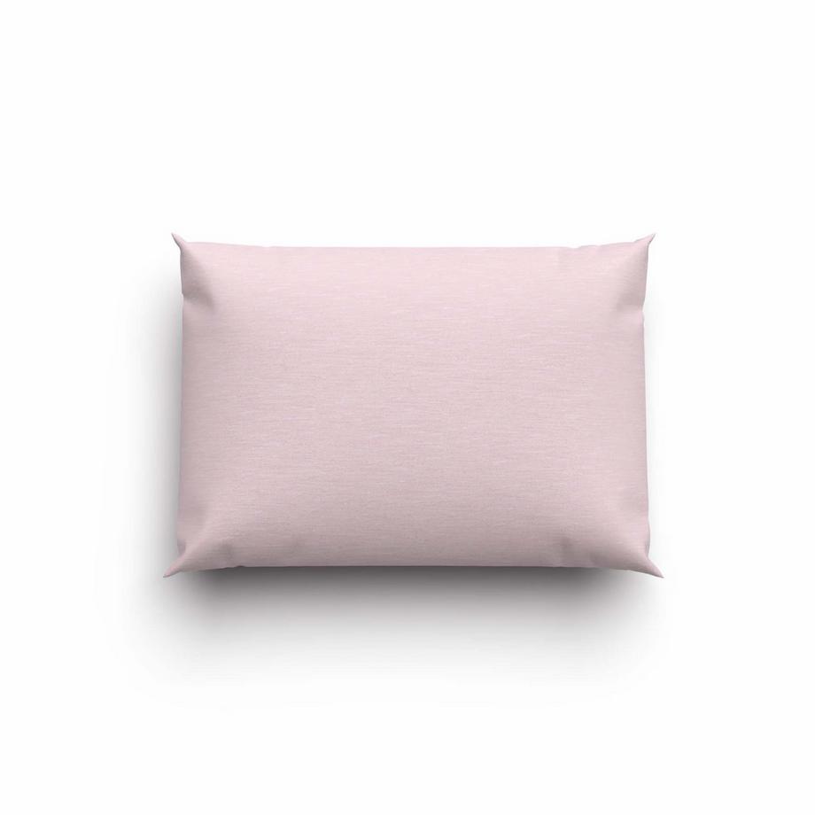 Lotus Bettwaren Housse de Coussin Jersey Uni Mélange  