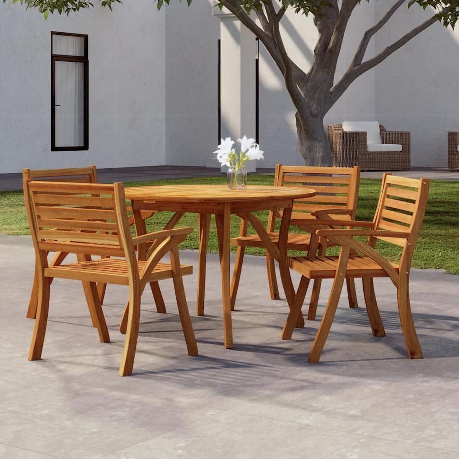 VidaXL tavolo da giardino Legno di acacia  