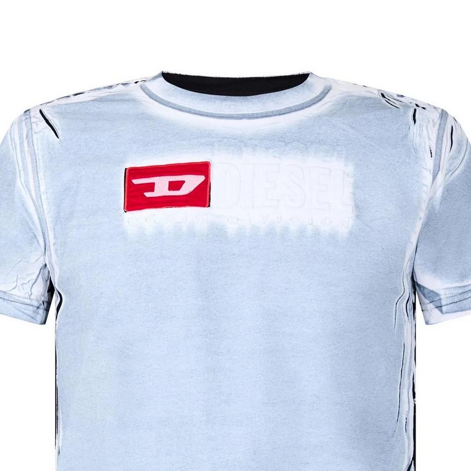 DIESEL Tregs N5 T-Shirt mit Used-Look  