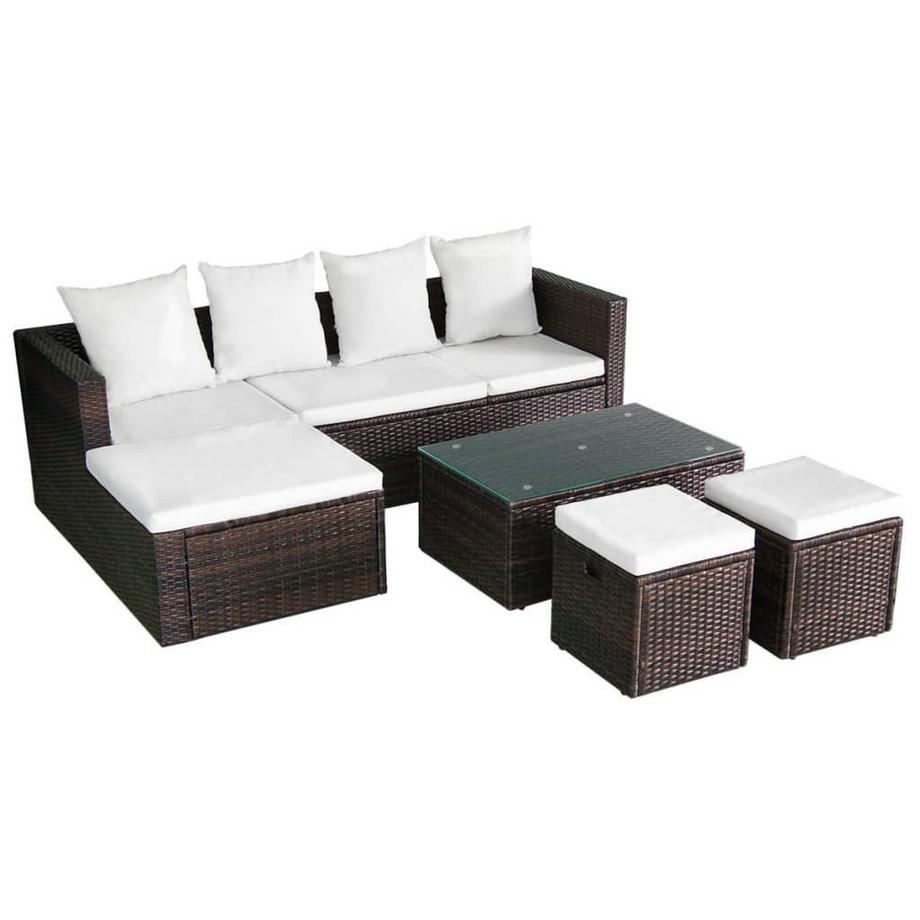 Gartenmöbel-set poly-rattan