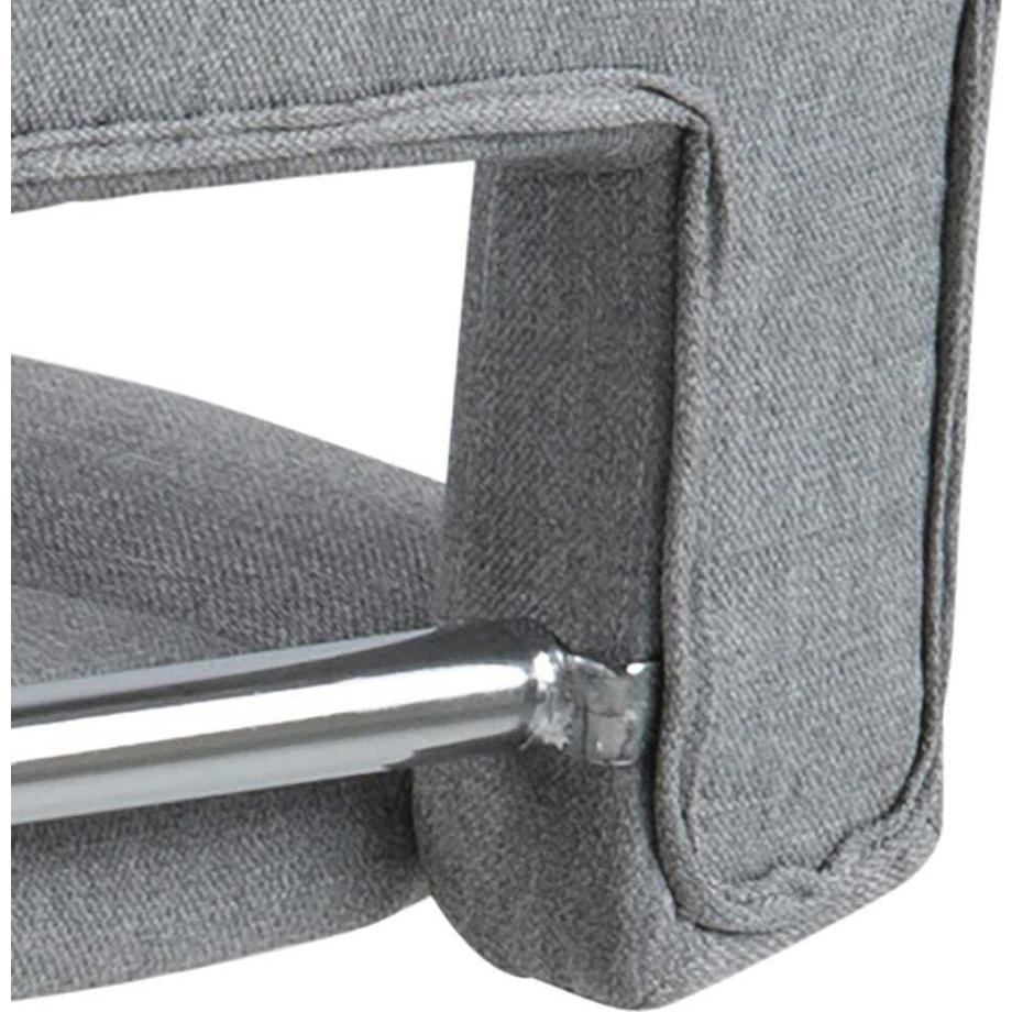 mutoni Tabouret de bar Maja gris clair (1 pièce)  