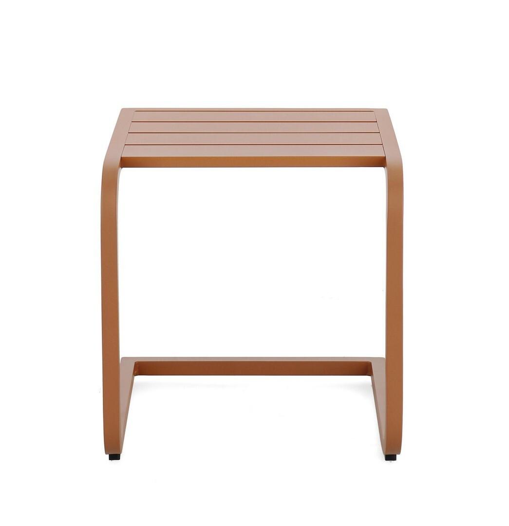 mutoni Table d&#039;appoint de jardin Taylor Pecan 44x40  