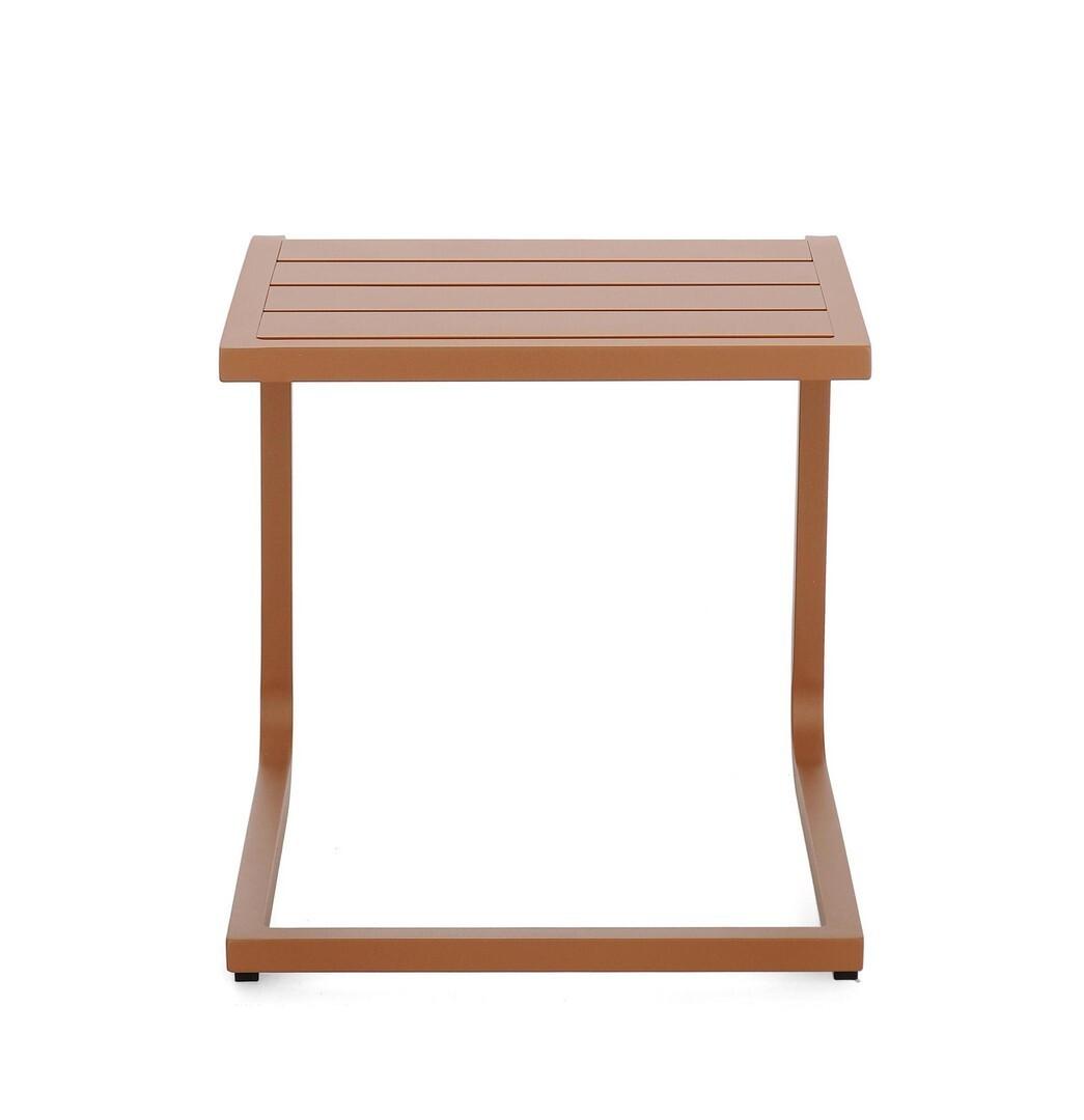 mutoni Table d&#039;appoint de jardin Taylor Pecan 44x40  