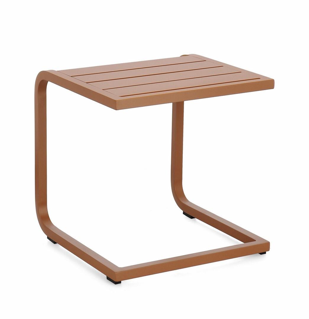 mutoni Table d&#039;appoint de jardin Taylor Pecan 44x40  