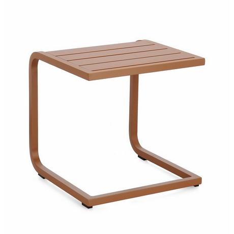 mutoni Table d&#039;appoint de jardin Taylor Pecan 44x40  