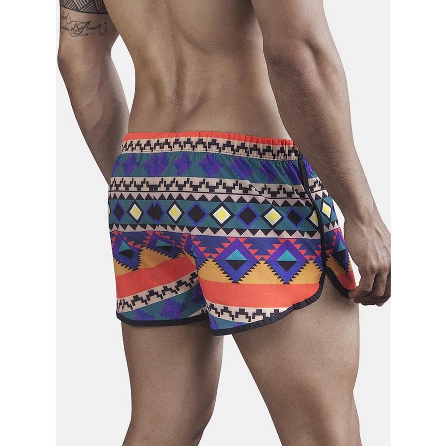 Clever Egyptian Motif Short de Bain  