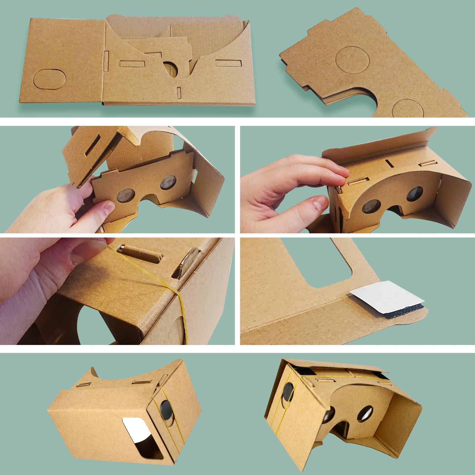 Avizar  Smartphone VR-Brille, Cardboard-Design 