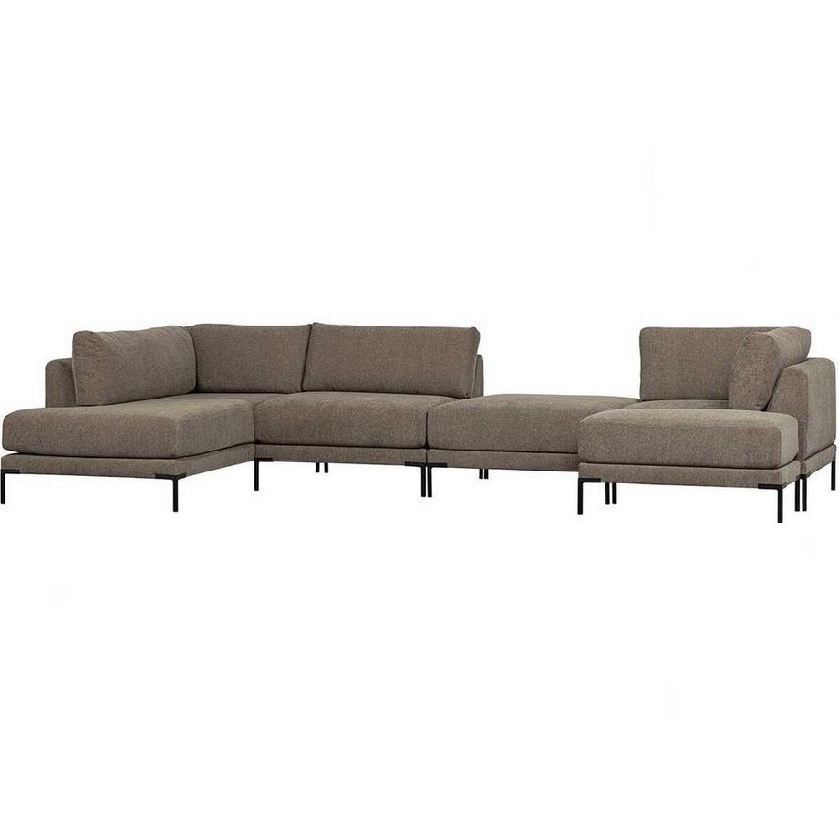 mutoni Sgabello coppia taupe 100x100  