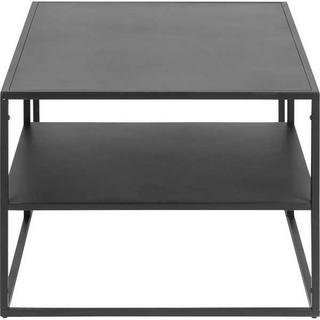 mutoni Table basse Modern Line 1 étage acier noir 90x60x45cm  