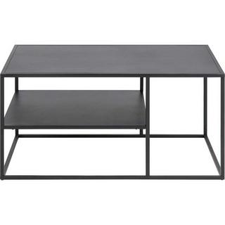 mutoni Tavolino Modern Line 1 ripiano acciaio nero 90x60x45cm  