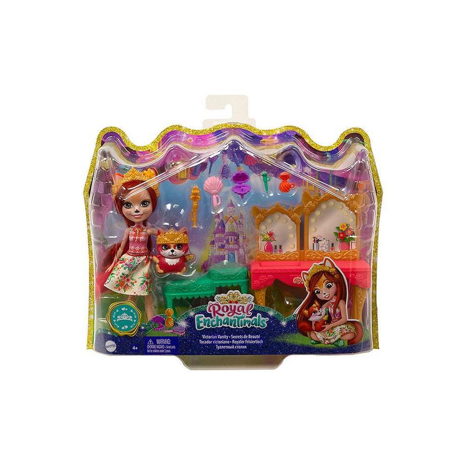 Enchantimals  Royaler Frisiertisch mit Fabrina Fox & Frisk 
