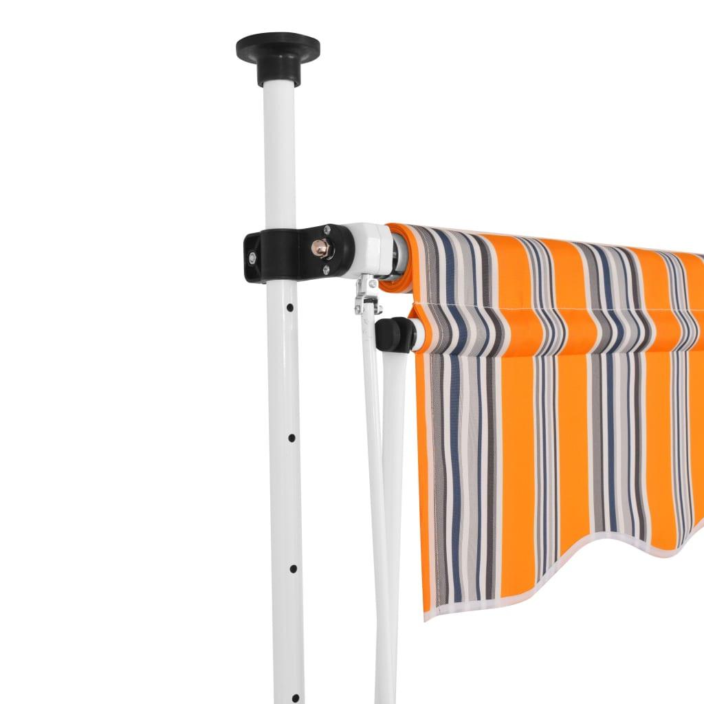 VidaXL Auvent rétractable tissu  