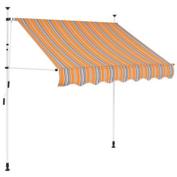 Auvent rétractable tissu