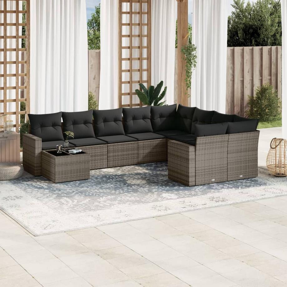 VidaXL Garten sofagarnitur poly-rattan  