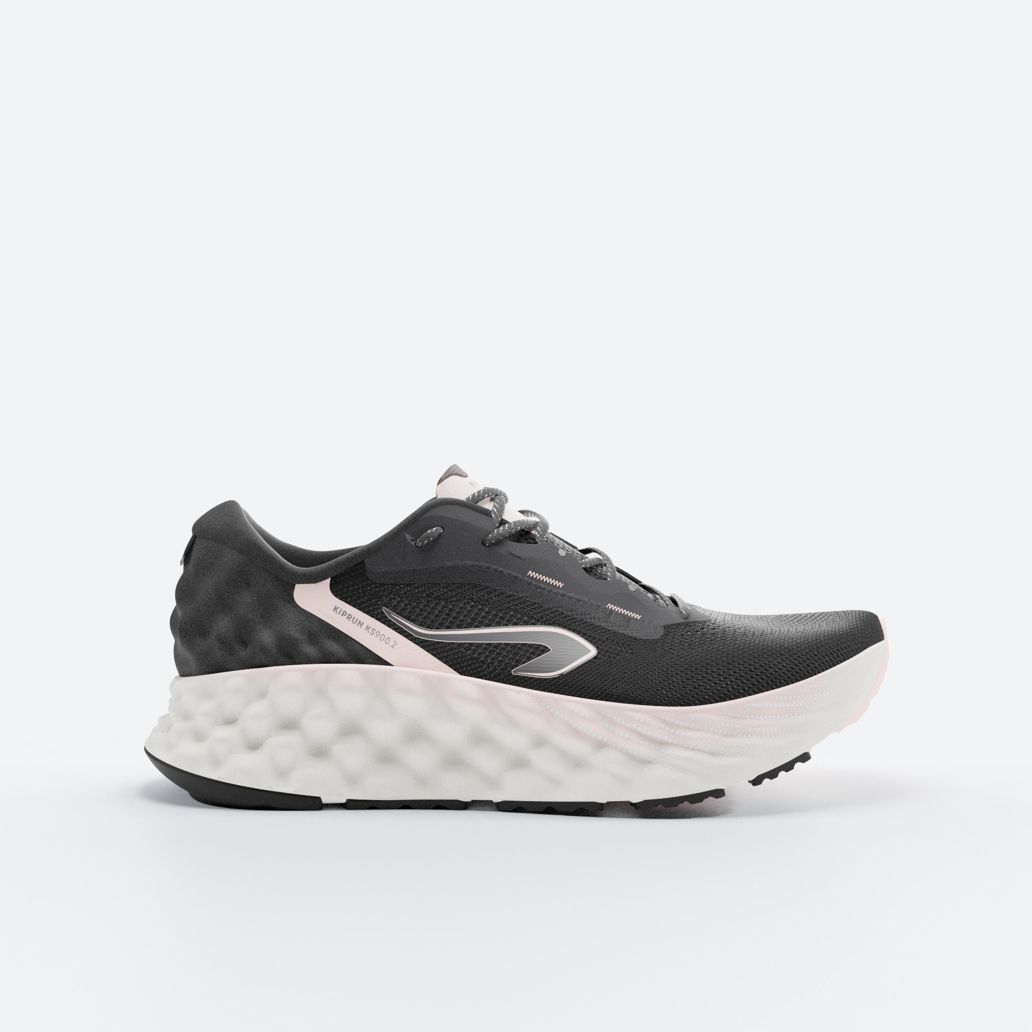 KIPRUN  Schuhe - KIPRUN KS900.2 Women's running shoes - Black/pink 