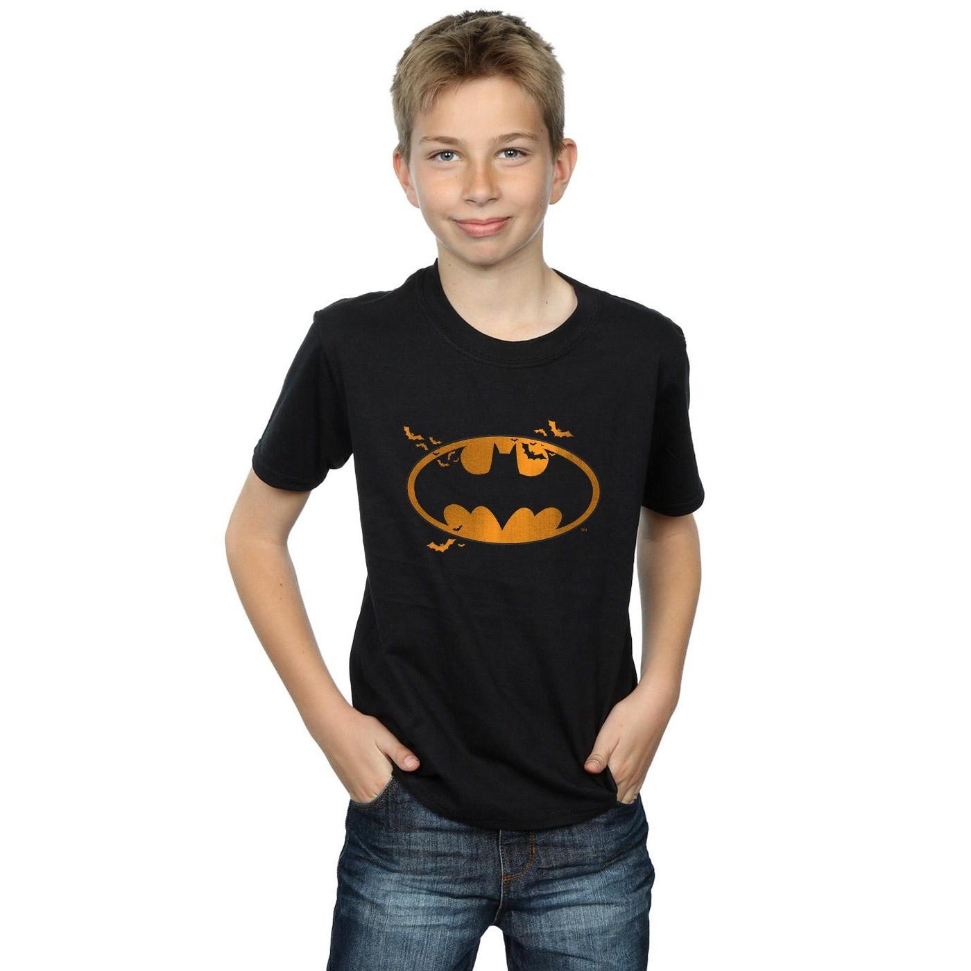 DC COMICS  Tshirt BATMAN HALLOWEEN LOGO 