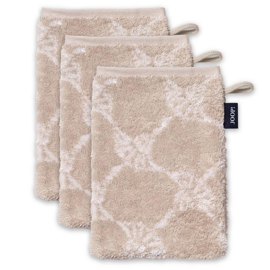 JOOP Waschlappen  3er Pack-Doubleface  