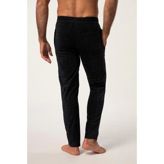 JP1880  Pantalon de pyjama Homewear, ceinture élastique et motif à carreaux, micropolaire, qualité OEKO-TEX 