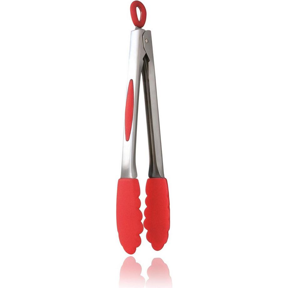 mastrad  Pince de cuisine en silicone rouge 