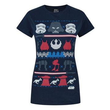 Dark Side Fair Isle Weihnacht TShirt