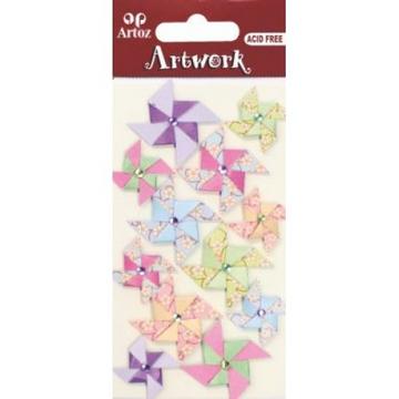 Artoz 185590-132 sticker decorativi Multicolore