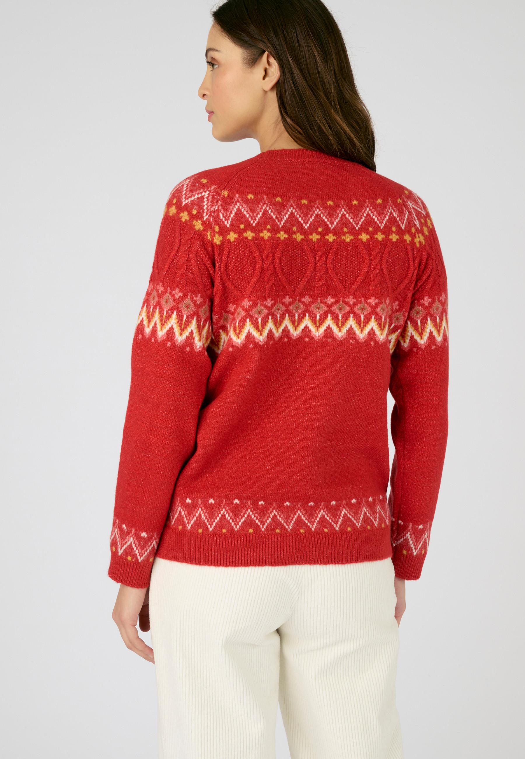 Damart  Warmer Pullover aus Jacquard- und Zopfstrick Thermolactyl 