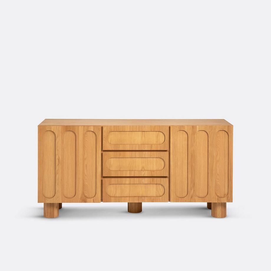 La Redoute Intérieurs Buffet plaqué chêne  
