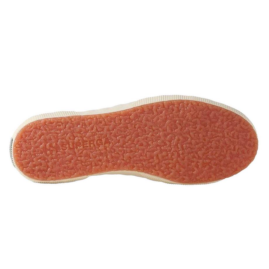 SUPERGA Gestreifte Flache Sneaker  