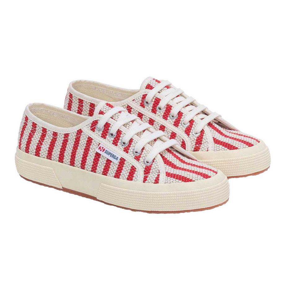 Mit Streifen Sneaker , Flach
