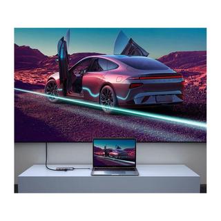 UGREEN  Ugreen Hub USB-C vers 2x USB-A / HDMI 4K 60Hz / Lecteur de cartes SD et TF / USB-C PD 100W - Gris 