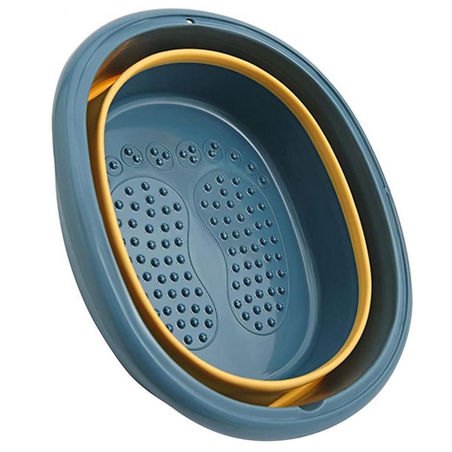 eStore  Pédiluve / Baignoire Pliable - Bleu 