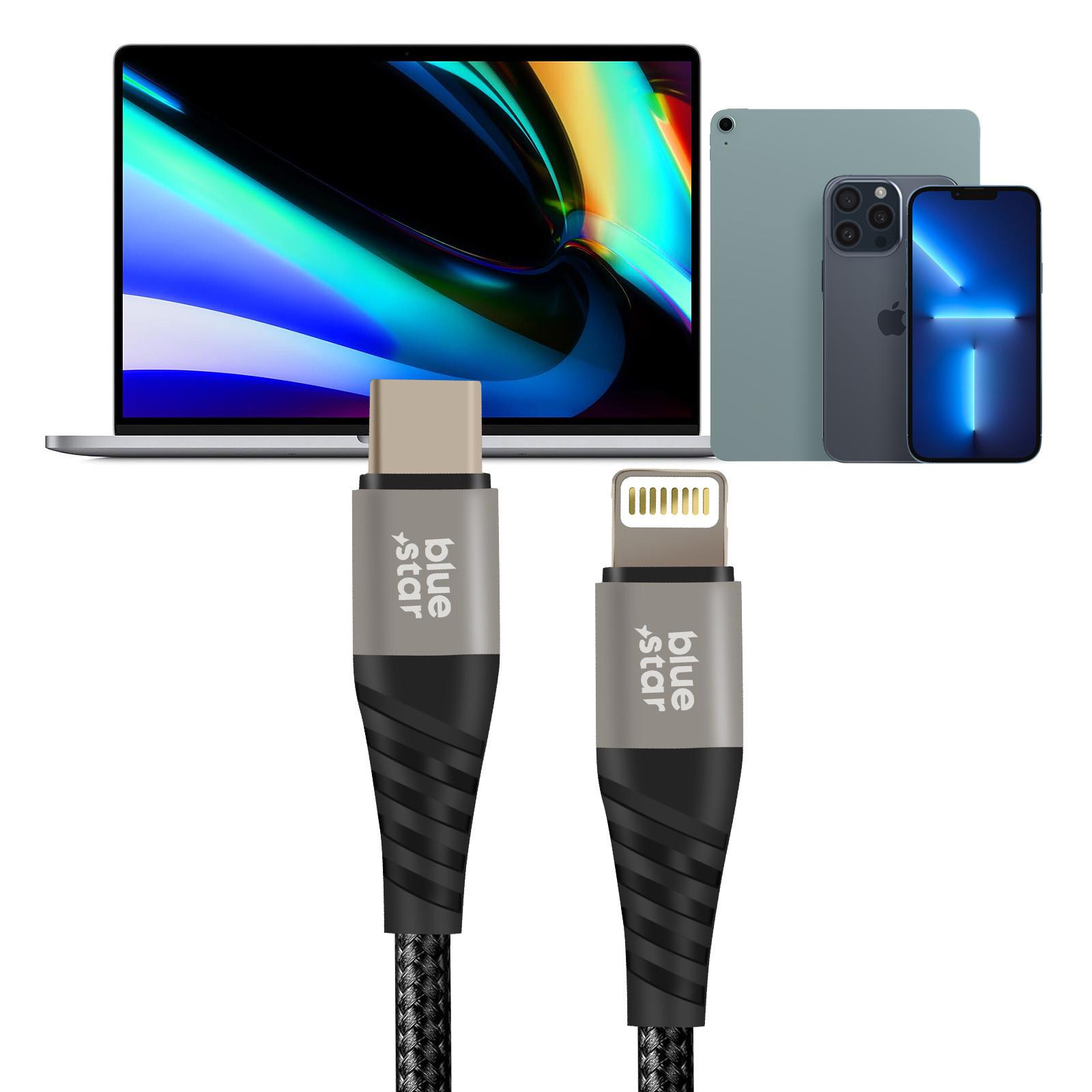 BLUE STAR  Cavo USB-C / Lightning 2,4A Blue Star 