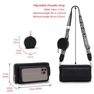 Only-bags.store Kleine Handtasche mit gemustertem Riemen  