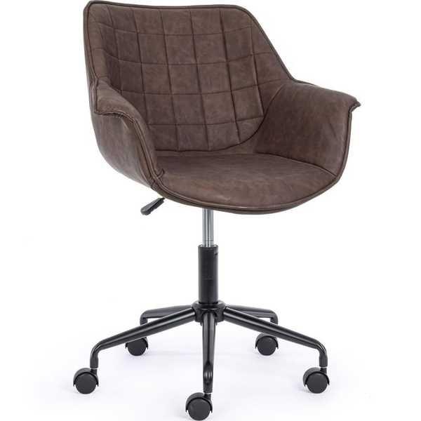 mutoni Chaise de bureau Joshua marron  