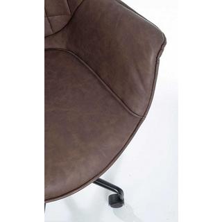 mutoni Fauteuil de bureau Joshua marron  