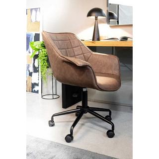 mutoni Fauteuil de bureau Joshua marron  